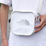 北面（The North Face）小方包男女同款春夏款户外运动休闲包2.5L斜挎包腰包单肩包3VWS XOC/白色 均码