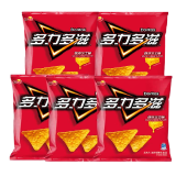 多力多滋（Doritos）多力多滋玉米片68g*9袋超浓芝士玉米片旗下薯片膨化零食礼包 多力多滋芝士味68g*5袋