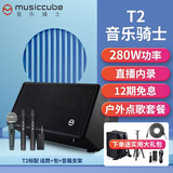 音乐骑士Musiccube音乐骑士T2+户外乐器音响网红街头路演吉他电吹管萨克斯 T2+标配 话筒+包+音箱支架