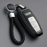 热鹰适用2023/24款奥迪A6L钥匙套新Q7A8Q8 e-tronA7L高档车钥匙壳扣包