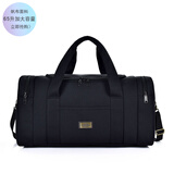 卡蜜卡大容量旅行包轻便加大旅行袋手提行李包男女单肩搬家袋托运包帆布大包防水折叠行李袋学生衣服包 黑色【加大版】
