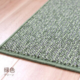 OKA日本oka进口厨房地垫贴地防滑吸水防油污耐脏脚垫 可定制长条地毯 绿色-加密厚款 厚度7mm 60cm*45cm 1件数