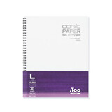 COPIC 马克笔本PAPER拍纸簿速写本素描上质纸线圈型马克笔纸 L(240x305mm)