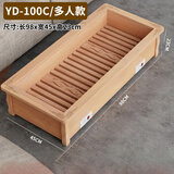 湘威 烤火箱实木取暖器家用电烤火炉烤脚取暖器电火桶火盆办公室节能省电火箱冬季烤火器学生暖脚神器 进口松木98*45*23CM豪华加边1-4人款 实木