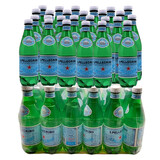 圣培露气泡水 新日期 苏打水味充气矿泉水 意大利原装进口天然饮用水 塑料瓶500ml*24 中英文随机发货