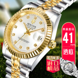 豪伦诗（HOLUNS）Holuns男士全自动机械手表透底商务男 R102-41大表盘-透底