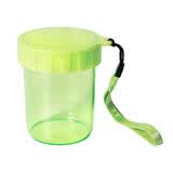 思美客持器收纳盒 牙套盒子不漏水 保持器收纳杯 随身便携清洗盒磨 矫正器浸泡盒 （清新绿）