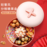 京惠思创果盘水果盘零食干货拼盘瓜子盘干果坚果托盘 时尚创意糖果盒