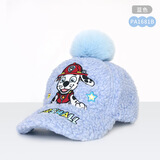 汪汪队立大功男童帽子秋冬季保暖儿童帽子宝宝学生小孩棒球鸭舌帽PA1681B  52