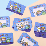 TaTanice 创意刮刮卡 DIY儿童奖励抽奖涂层贴刮刮乐自制积分互动激励卡兑换卷 快乐宇宙刮刮卡*20张