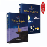 傲慢与偏见+月亮与六便士 全英文原版小说 (附赠中英文双语词汇注解手册 同步音频)原著正版无删减 世界经典文学名著月亮和六便士珍藏版 初高中生课外阅读推荐英语小说(套装2册)