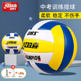 红双喜气排球 学生成人比赛标准训练中考用青年学生排球 5号 PVC排球-蓝黄