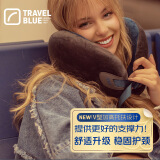 蓝旅（TRAVEL BLUE）记忆棉u型枕V型托扶稳固护颈高铁飞机旅行护颈枕午睡颈枕 