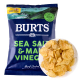 啵尔滋（BURTS）英国进口 海盐醋味手工制薯片 150克/袋 网红办公室休闲零食