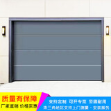 彩钢保温翻板车库门铝合金电动遥控卷闸门工业提升门别墅车库卷帘门厂家