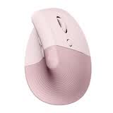 罗技（Logitech）Lift人体工学鼠标 垂直鼠标 小手鼠标 无线蓝牙鼠标 3台设备秒切换 带Logi Bolt接收器 粉色