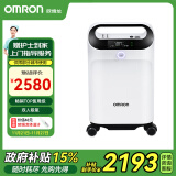 欧姆龙 OMRON 5L升家用制氧机高氧浓度大屏触控双人吸氧带雾化 KJR-Y53W