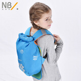 纽贝乐儿童书包女孩男童卡通防走失宝宝背包女童可爱外出旅游双肩包包 小鱼儿(2-8岁不带牵引绳)