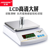 技衡电子秤0.01精准电子天平秤珠宝秤0.001g商用称克称高精度电子秤0.1实验室天平秤黄金电子称 方盘3千克精度0.01克+砝码