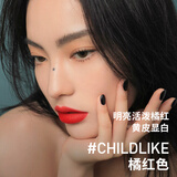 3CE丝绒唇釉温暖亮红色CHILDLIKE橘红色口红生日礼物送女友