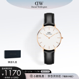 丹尼尔惠灵顿（DanielWellington）DW手表女表 简约皮带女士手表时尚欧美表生日礼物DW00100174