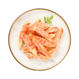 美加佳天妇罗蟹味柳净重2斤 空气炸锅蟹柳  空气炸锅食材 油炸小吃