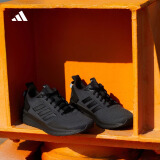 adidas QUESTAR RIDE挑战里程舒适跑步运动鞋男子阿迪达斯官方 黑色/墨绿色 44.5