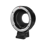永诺EF-EOSM 二代转接环佳能EF单反镜头转佳能efm卡口 M50M6等微单相机 标配 有底座
