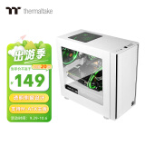 Tt（Thermaltake）启航者F1 白色 Mini小机箱水冷电脑主机（支持MATX主板/支持背线/侧透/钢板0.6mm/U3）