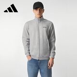 阿迪达斯 （adidas）拉链多色棉质时尚潮流外套防风舒适外套男装 L码