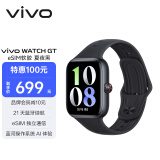 vivo WATCH GT eSIM版夏夜黑 软胶智能手表方表 蓝河操作系统AI体验21天超长续航 健康监测 礼物送男生