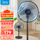 美的（Midea） 电风扇 家用风扇落地扇立式轻音节能电扇台扇迷你扇台立两用小风扇 【三叶450MM大线圈落地扇FSA40UC】 家用落地扇