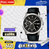 卡西欧（CASIO）手表男三盘休闲简约学生考试石英日韩表MTH-5001L-1A