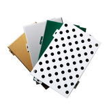 冲孔铝单板定制厂家异形外墙镂空雕花穿孔铝板天花吊顶金属色装饰 白色 2.0mm