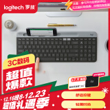 罗技（Logitech）时尚系列 K580 键盘 蓝牙键盘 办公键盘 无线键盘 便携超薄键盘 笔记本键盘 平板键盘 星空灰