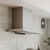 富士帝日本进口 富士帝FUJIOH 白色顶吸欧式大吸力防油抽排油烟机 防油涂层T型日系CXW-256-ST50E ST50E SV/银色 (光面)