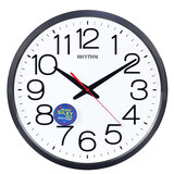 丽声（RHYTHM）钟表客厅静音挂钟现代简约时钟创意挂表卧室36cm表挂墙CMG495NR02
