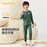 巴拉巴拉男童秋衣秋裤套装秋冬加厚保暖内衣儿童打底内搭睡衣208424169101
