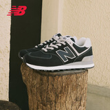 NEW BALANCE NB574官方休闲鞋男鞋女鞋秋冬透气复古拼接经典百搭舒适运动鞋 黑色 ML574EVB 44 (脚长28cm尺码详询客服)