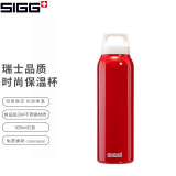 希格（SIGG） 瑞士SIGG希格运动水杯时尚旅行不锈钢水杯户外保温杯男女杯子 红色 500ml