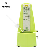 NIKKO日本尼康节拍器进口机芯钢琴考级专用吉他古筝架子鼓乐器通用 经典款—苹果绿