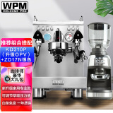 惠家（WPM） 咖啡机磨豆机组合搭配 家用商家半自动咖啡机 意式咖啡豆研磨机 KD310P(升级OPV)+ZD17N银色