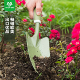 沃施宽型金属移植铲 家用种植工具种菜工具移土铲花铲铁锹 园艺工具