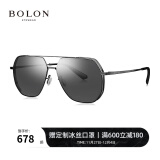 暴龙（BOLON） 眼镜太阳镜男时尚飞行员蛤蟆镜高清偏光驾驶镜墨镜BL8068&BL7199 BL8068D11-镜片暗黑+镜框黑色