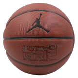 耐克（NIKE） 乔丹篮球 PU 7号球 比赛用球 耐磨 室内 室外 JORDAN HYPER GRIP 蓝球 JKI0185807 琥珀黄