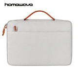 homewave手提包适用苹果电脑包Pro14英寸MacBookair15华为Matebook14s内胆 浅灰色 14/14.9英寸(内径34*24cm)