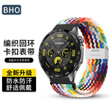 BHO适用华为手表表带gt6pro/gt5pro/gt4/3/2/watch5/watch4pro/3/2/荣耀Magic2手表尼龙编织回环表带