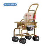 恩曜藤椅婴儿推车可坐可躺仿藤车宝宝夏天夏季超轻便竹藤婴儿童小推车 坐垫款【可坐躺可站立】