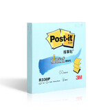 德仕通（dston） 3M经典荧光抽取式便利贴报事贴 便条纸便签纸记事便签单词记忆小本子 R330P蓝色（100页）
