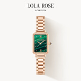 LOLA ROSE罗拉玫瑰经典小绿表手表女表女士手表生日礼物节日礼物送女友 LR4301-钢带小绿表